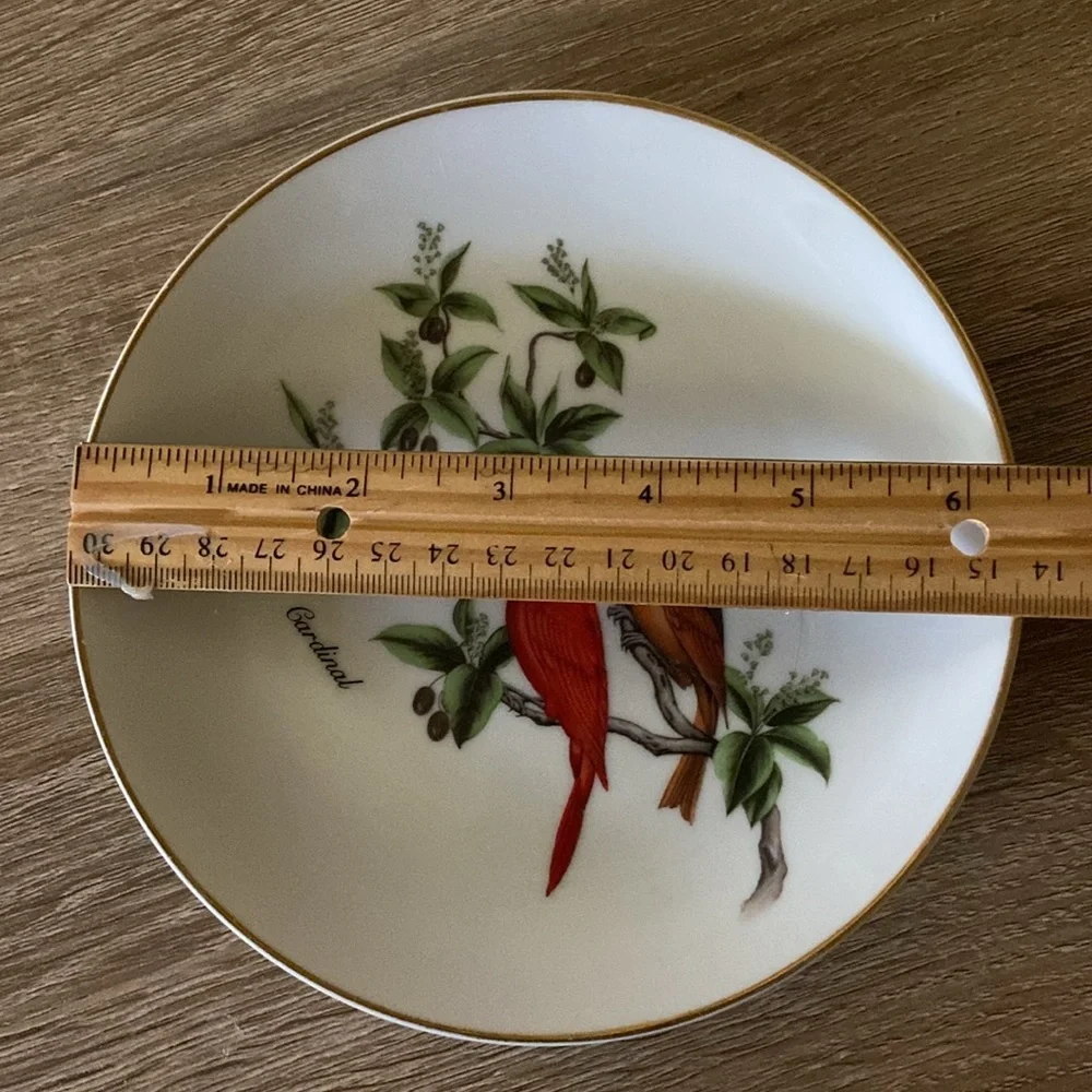 John James Audubon Porcelains Cardinal decorative plate